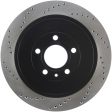 StopTech Premium High Carbon 13-14 Ford Mustang Shelby GT500 Right Rear Disc Drilled Brake Rotor Fashion