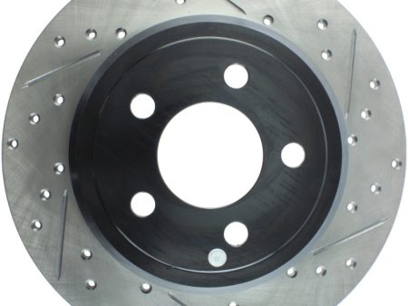 StopTech 05-13 Chrysler300 300C   09-12 Dodge Challenger Rear Left Drilled & Slotted Rotor Cheap