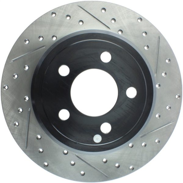 StopTech 05-13 Chrysler300 300C   09-12 Dodge Challenger Rear Left Drilled & Slotted Rotor Cheap