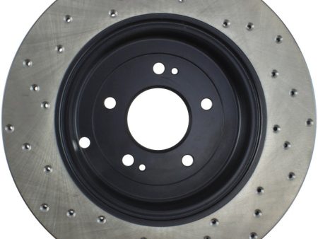 StopTech Power Slot 10-13 Hyundai Genesis Coupe Track & R-Spec Rear Left Drilled Rotor on Sale