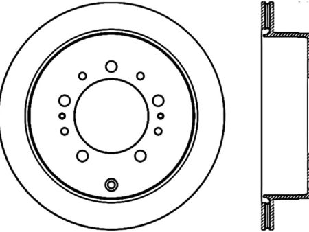 StopTech 08-11 Lexus LX570 Slotted & Drilled Rear Left Rotor For Discount