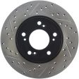 StopTech 97-01 Acura Integra Type R   97-01 Honda CR-V Slotted & Drilled Right Front Rotor on Sale