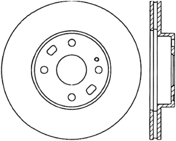 StopTech Power Slot 94-97 99-05 Mazda Miata (01-05 Normal Suspension Only) SportStop Cryo Slotted F Sale