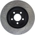 StopTech 05-13 Chrysler300 300C   09-12 Dodge Challenger Front Left Drilled & Slotted Rotor Sale