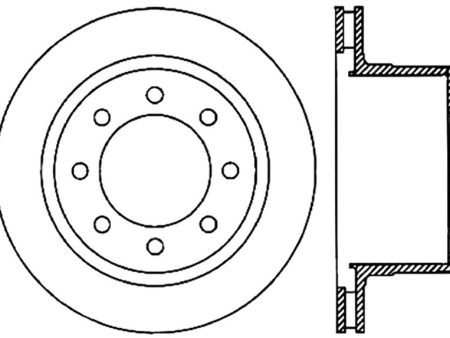 StopTech Power Slot 06-08 Dodge Ram 1500   03-08 Ram 2500 3500 All Rear Right Slotted CRYO Rotor Online Hot Sale