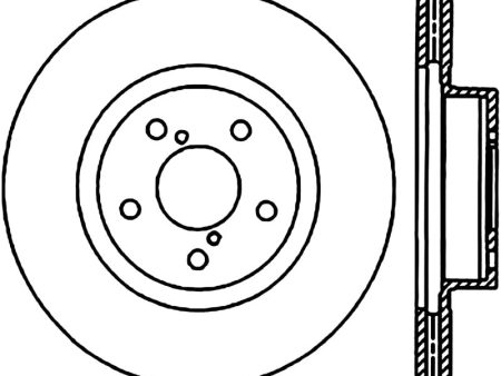 StopTech Power Slot 13 BRZ 90-05 Legacy Sedan   05-06 Saab 9-2X Front Left Slotted CRYO-STOP Rotor Online