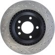 StopTech 06 BMW 325   07-09 BMW 328 Slotted & Drilled Right Rear Rotor on Sale