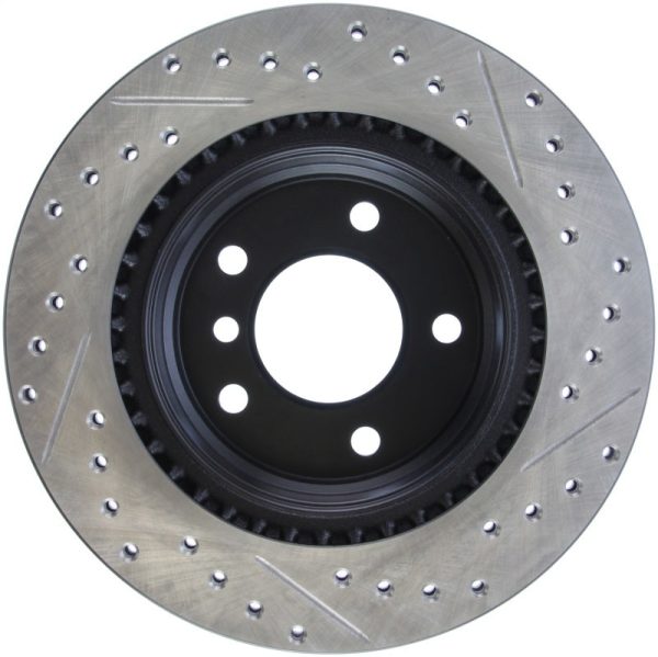 StopTech 06 BMW 325   07-09 BMW 328 Slotted & Drilled Right Rear Rotor on Sale