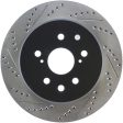 StopTech Slotted & Drilled Sport Brake Rotor Right Rear 13-14 Lexus GS300 350 400 430 Online Sale