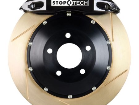 StopTech 95-98 Nissan Skyline GT-R Front BBK Black ST-40 Caliper 332x32 Zinc Slotted Rotor Online