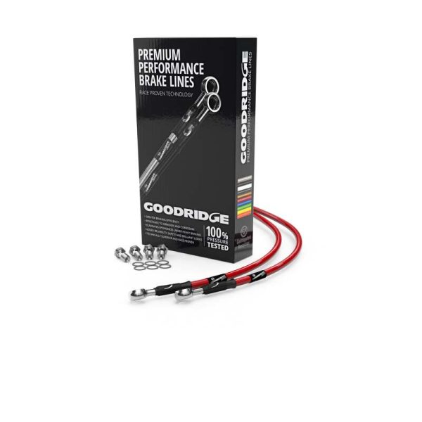 Goodridge Suzuki GSXR1000 K9-K11 Red Front SS Brake Lines For Cheap