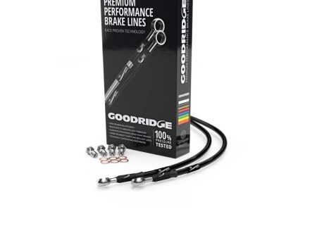 Goodridge Suzuki GSXR1000 K9-K11 Black Race Front SS Brake Lines on Sale