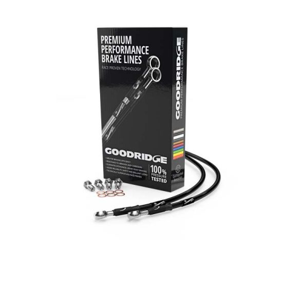 Goodridge 07-08 Suzuki GSXR1000 K7 K8 Black Race Front SS Brake Lines Online Hot Sale