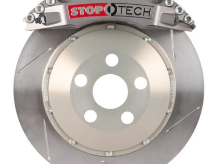 StopTech 05-10 Ford Mustang GT S197 Front BBK w  Trophy STR-60 Calipers Slotted 355x32mm Rotors For Cheap