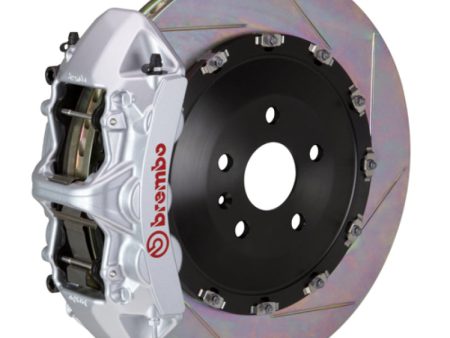 Brembo 15-23 Mustang GT (S550) Front GT BBK 6 Piston Cast 405x34 2pc Rotor Slotted Type-1-Silver For Discount