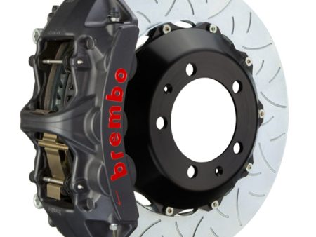 Brembo 15-23 Mustang Front GTS BBK 6 Piston Cast 380x34 2pc Rotor Slotted Type3-Black HA Online now