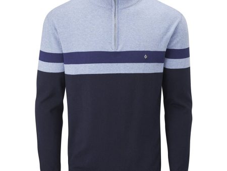 Oscar Jacobson 1 2 Zip Windsor Pin - Navy Supply