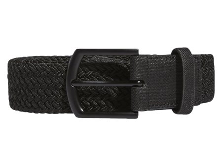 adidas Braided Stretch Belt - Black Online now