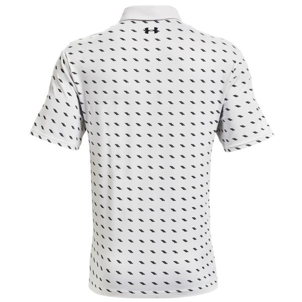 Under Armour Playoff 2.0  Deuces Print Polo Shirt - White For Sale