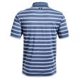 Under Armour Playoff 2.0 Back 9 Stripe Polo Shirt - Mineral Blue Isotope Blue For Discount