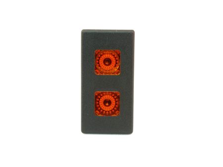 Part # SB5-00-212-4-IL (Contura V Indicator Light, 12V, (2) Amber Square Lenses, (4) .250  Terminals) Hot on Sale