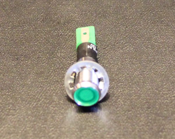 Part # IL-8mm-LED-G  (8mm, .315 D, Green LED Indicator Snap-In Indicator Light) Cheap