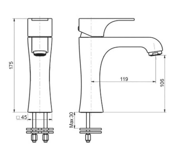 Hino series BASIN MIXER Supply