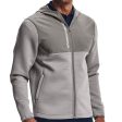 Under Armour Storm Daytona Full Zip Hoodie - Grey Wolf Concrete Fashion