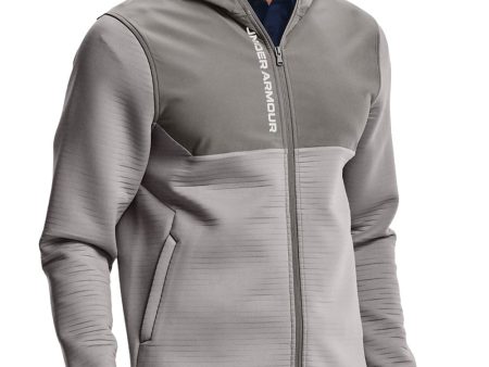 Under Armour Storm Daytona Full Zip Hoodie - Grey Wolf Concrete Fashion