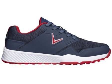 Callaway Chev Ace Aero Spikeless Shoes - Navy Red Discount