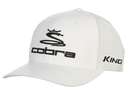 Cobra Pro Tour Stretch Cap - White Hot on Sale