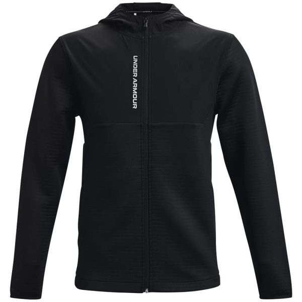 Under Armour Storm Daytona Full Zip Hoodie - Black Reflective For Sale