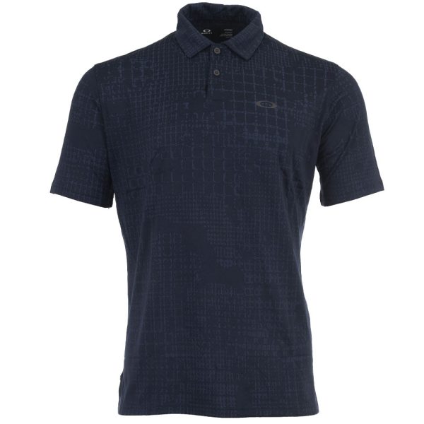 Oakley Dimension Jacquard Polo Shirt - Poseidon Cheap