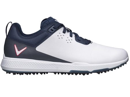 Callaway Nitro Pro Spikeless Shoes - White Navy Red Online Sale