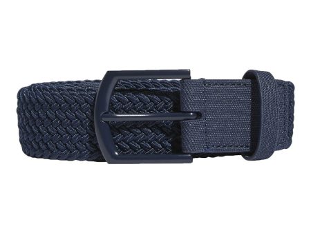 adidas Braided Stretch Belt - Crew Navy on Sale