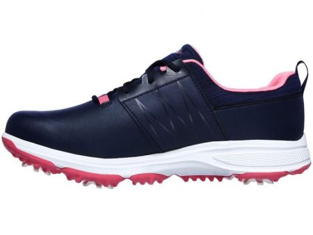 Skechers Go Golf Finesse Junior Spiked Shoes - Navy Pink For Sale