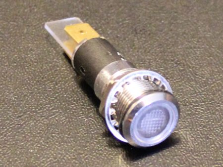 Part # IL-12mm-LED-C  (12mm, .472 , 1 2 Cutout, Clear LED Snap-In Indicator Light) Discount