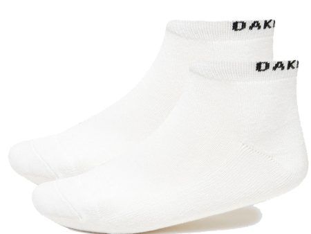 Oakley Short Solid Socks (3 Pack) - White Sale