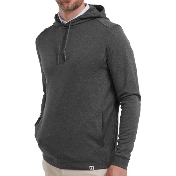 FootJoy Lightweight Hoodie - Heather Charcoal For Cheap