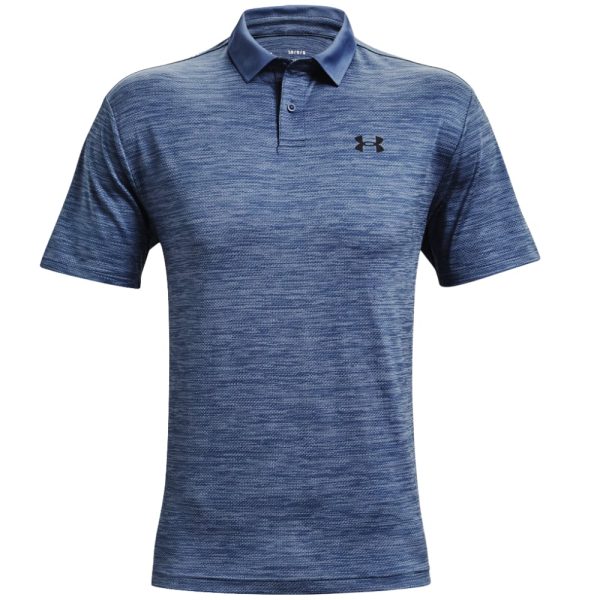 Under Armour Performance 2.0 Golf Polo Shirt - Mineral Blue Black Discount