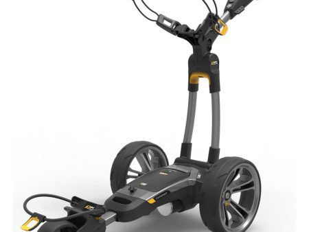 PowaKaddy CT6 EBS Electric Trolley - Gunmetal For Sale