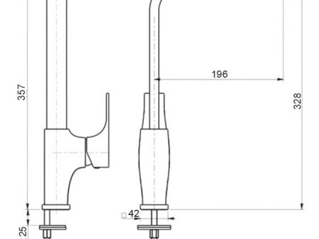 Hino series KITCHEN SINK MIXER For Cheap