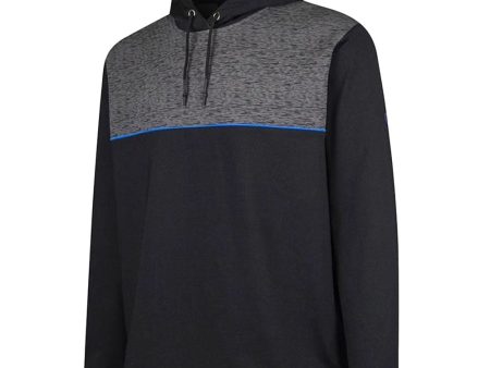 Island Green Hoodie - Black Charcoal Marl Marine Cheap