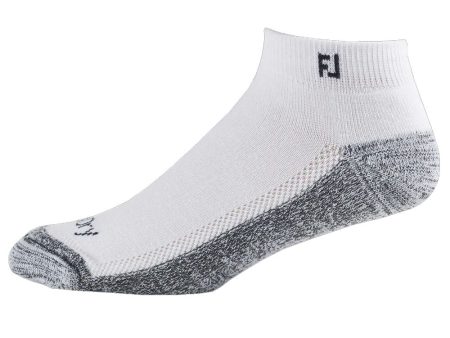 FootJoy ProDry Sport Socks - White Grey on Sale