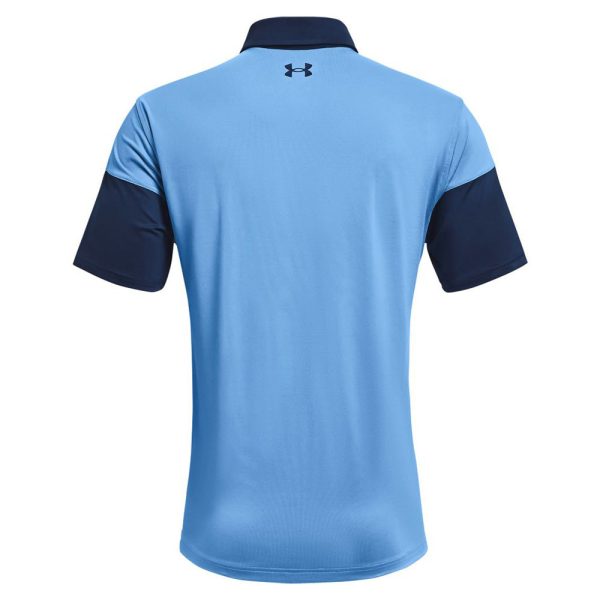 Under Armour T2G Blocked Polo - Academy Nova Blue Supply