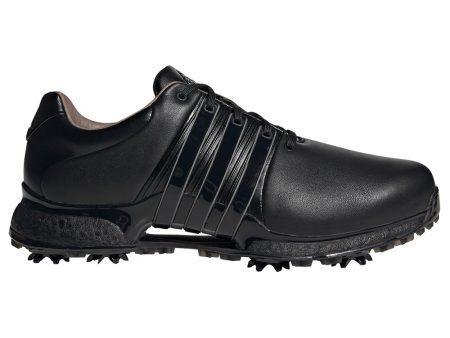 adidas Tour 360 XT Spiked Shoes - Black Iron Metallic Discount