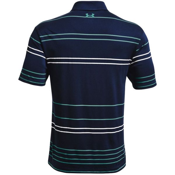 Under Armour Playoff Polo Shirt 2.0 - Academy Navy Green White Online Hot Sale