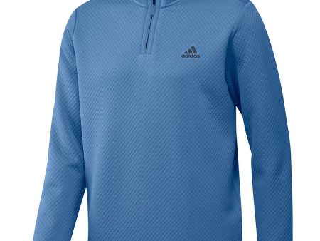 adidas DWR 1 4 Zip Pullover - Focus Blue Cheap