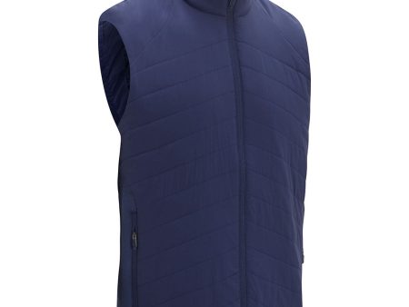 Callaway Primaloft Quilted Gilet - Peacoat Hot on Sale