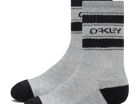 Oakley B1B Icon Socks (3 Pack) - New Granite Cheap